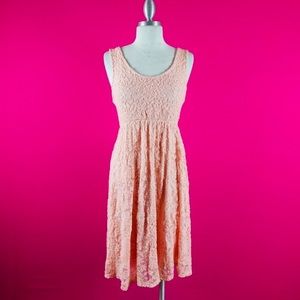 @ Coco size large pink dress Lace Empire Waist